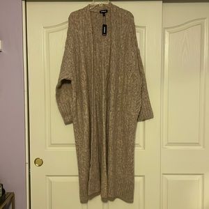 Express NWT long warm cardigan